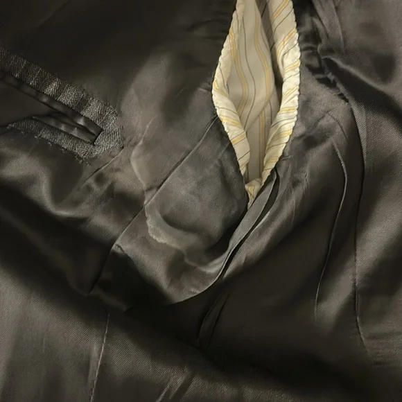 Ermenegildo Zegna Men’s Blazer Wool Silk Mohair Size 56L Flawed